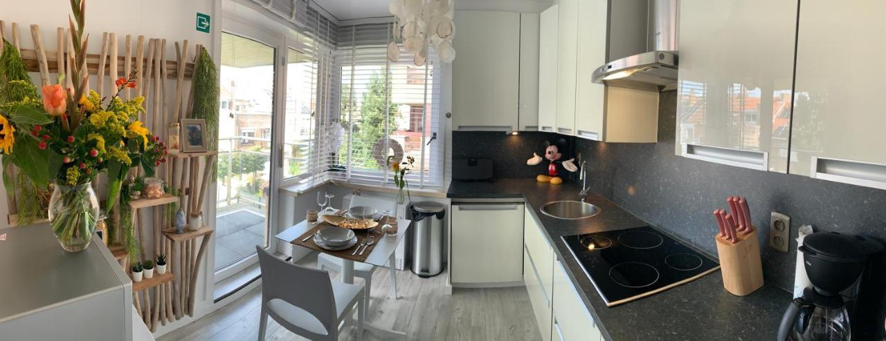 Top Appartement Met Garage "Au Franelle" Oostende Eksteriør bilde